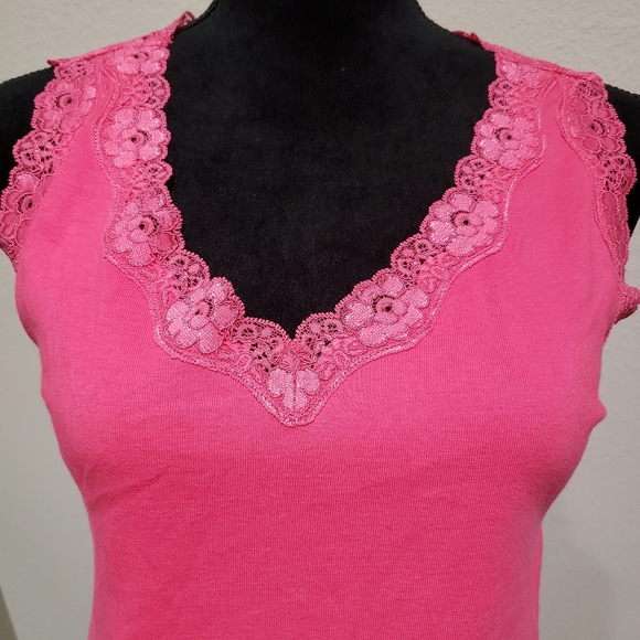 KAREN SCOTT pink top - Picture 4 of 6
